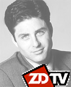 Host Mark L. Walberg with ZDTV Logo